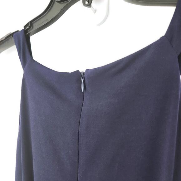 K Studio Collection Women's Color block Navy Peach Maxi Dress XXL - Picture 7 of 8